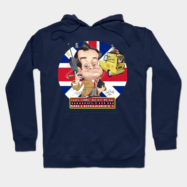 Del Boy Hoodie by Sarah Bailey TV Cartoons